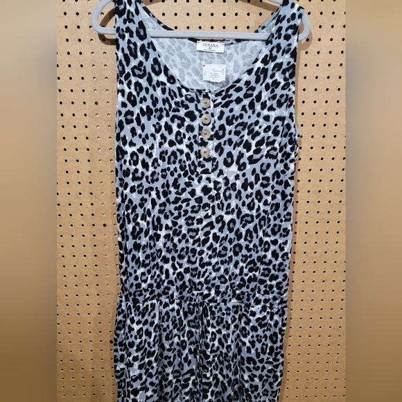 Women's XL Leopard Print One Piece Jumper - Picture 3 of 5